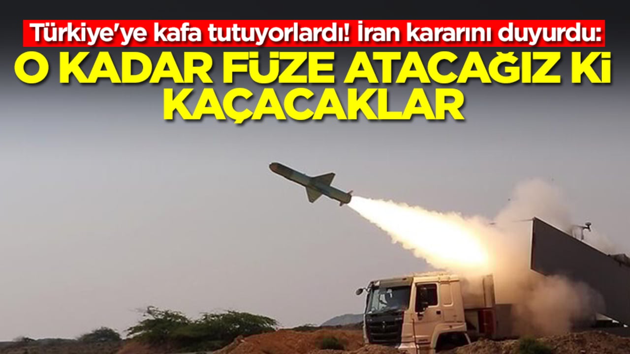 Türkiye'ye kafa tutuyorlardı! İran kararını duyurdu: O kadar füze atacağız ki kaçacaklar