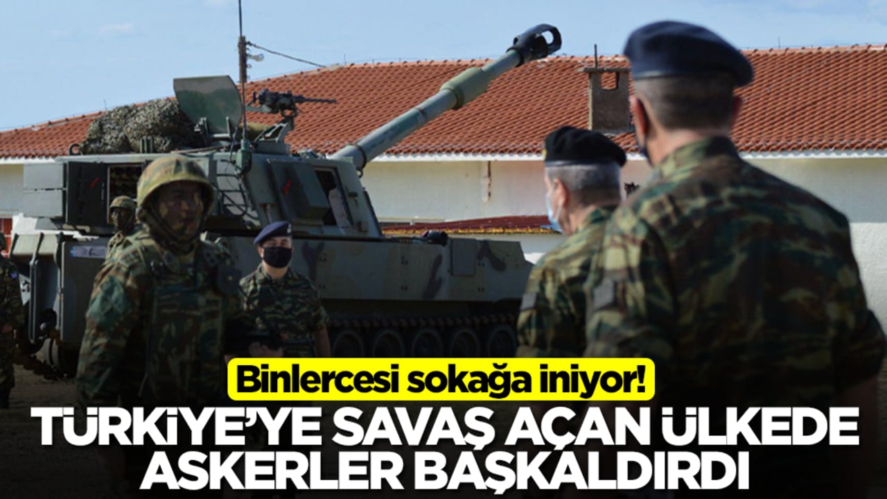 Türkiye'ye savaş açan ülkede askerler hükümete başkaldırdı! Binlercesi sokağa iniyor