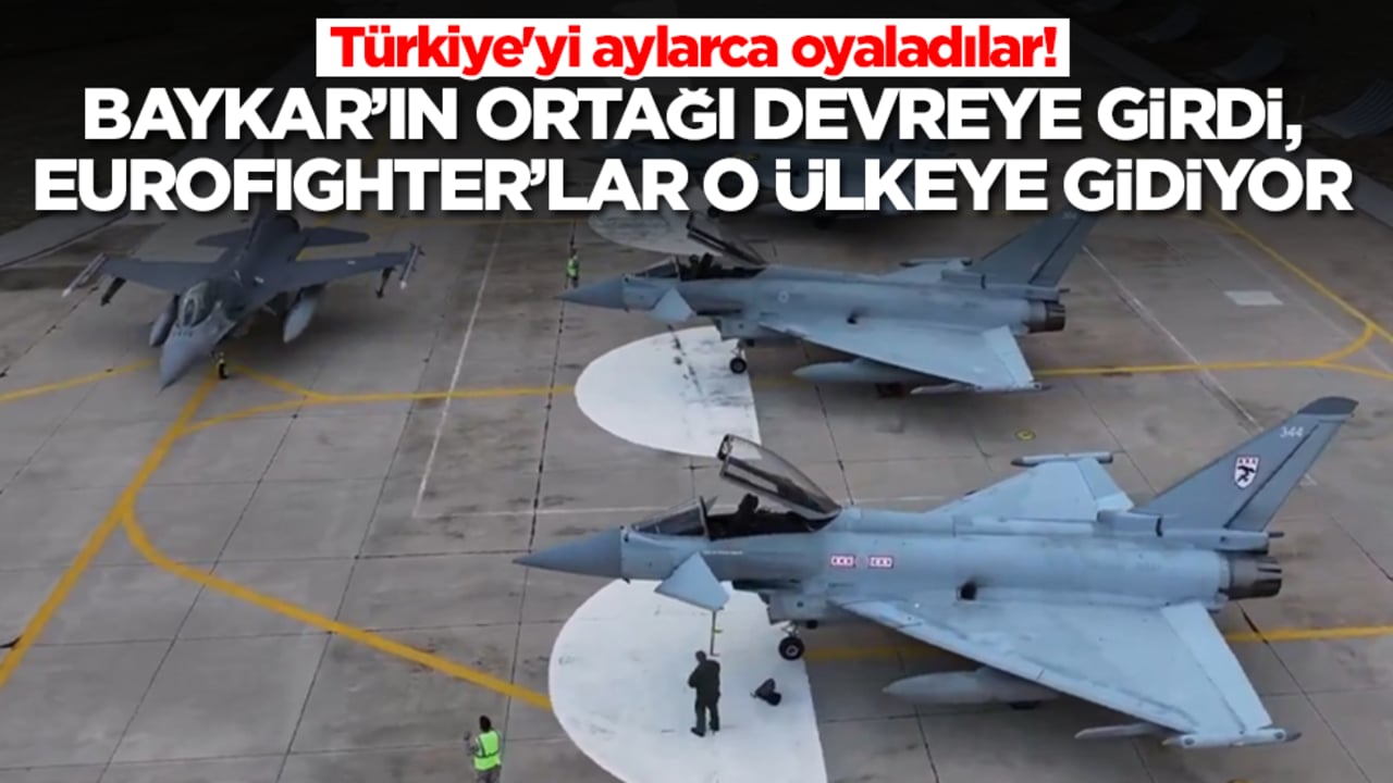 Türkiye'yi aylarca oyaladılar! Baykar'ın ortağı devreye girdi, Eurofighter Typhoon'lar o ülkeye gidiyor