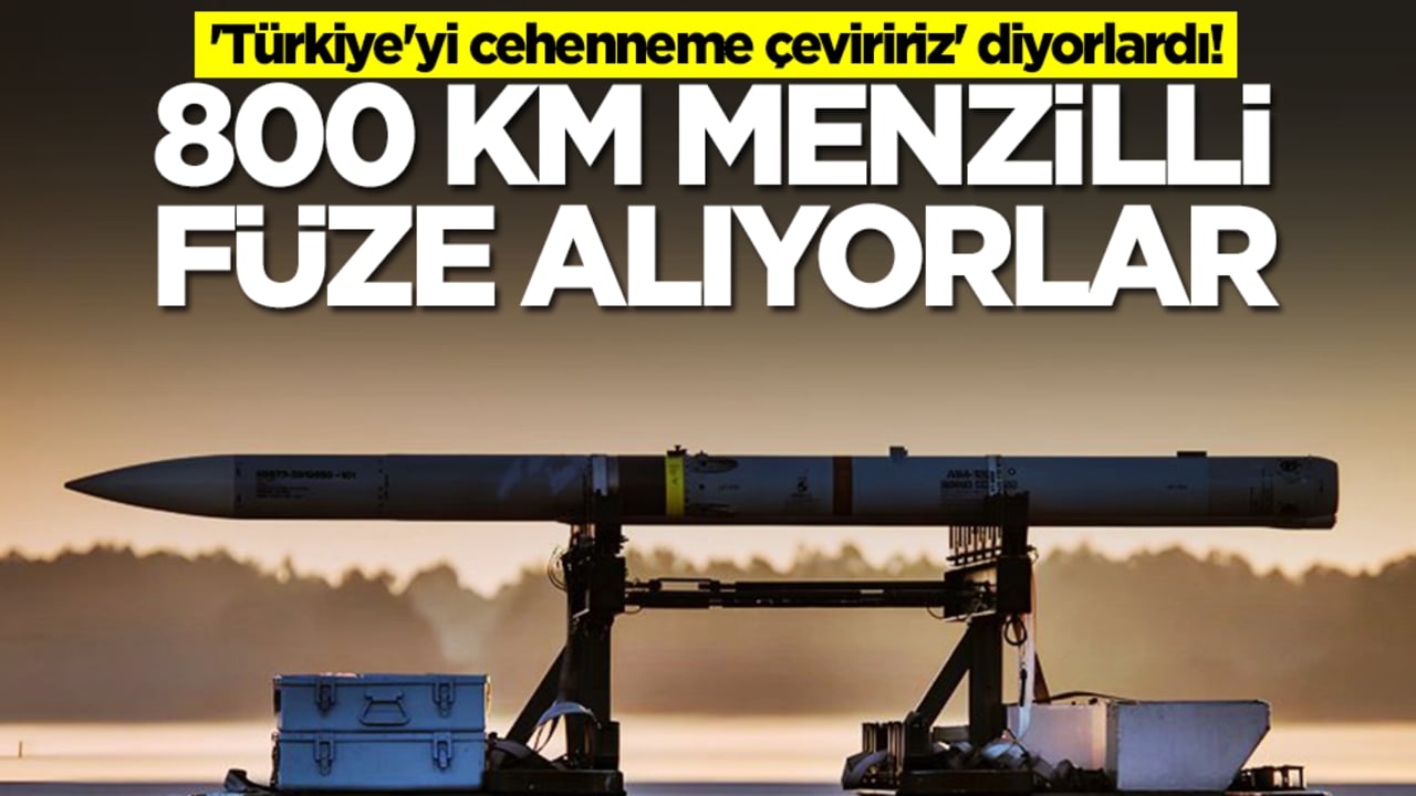 'Türkiye'yi cehenneme çeviririz' ' diyorlardı! 800 km menzilli füze alıyorlar