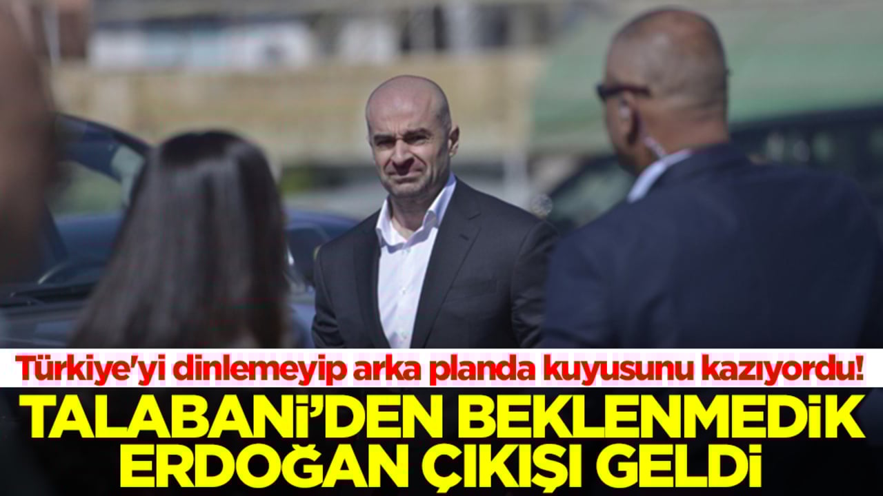 Türkiye'yi dinlemeyip arka planda kuyusunu kazıyordu! Özür dileyen Talabani'den beklenmedik 'Erdoğan' çıkışı geldi