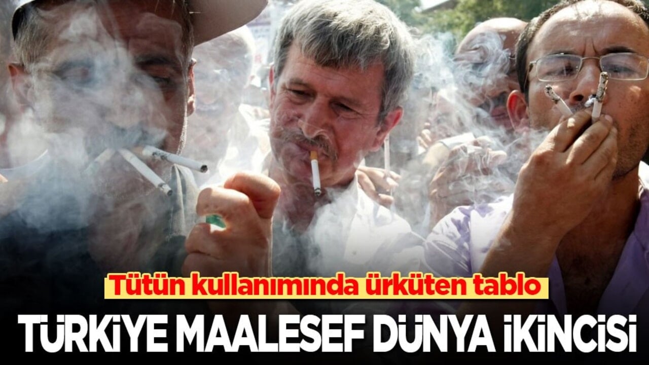 Tütün kullanımında ürküten tablo: Türkiye maalesef dünya ikincisi!