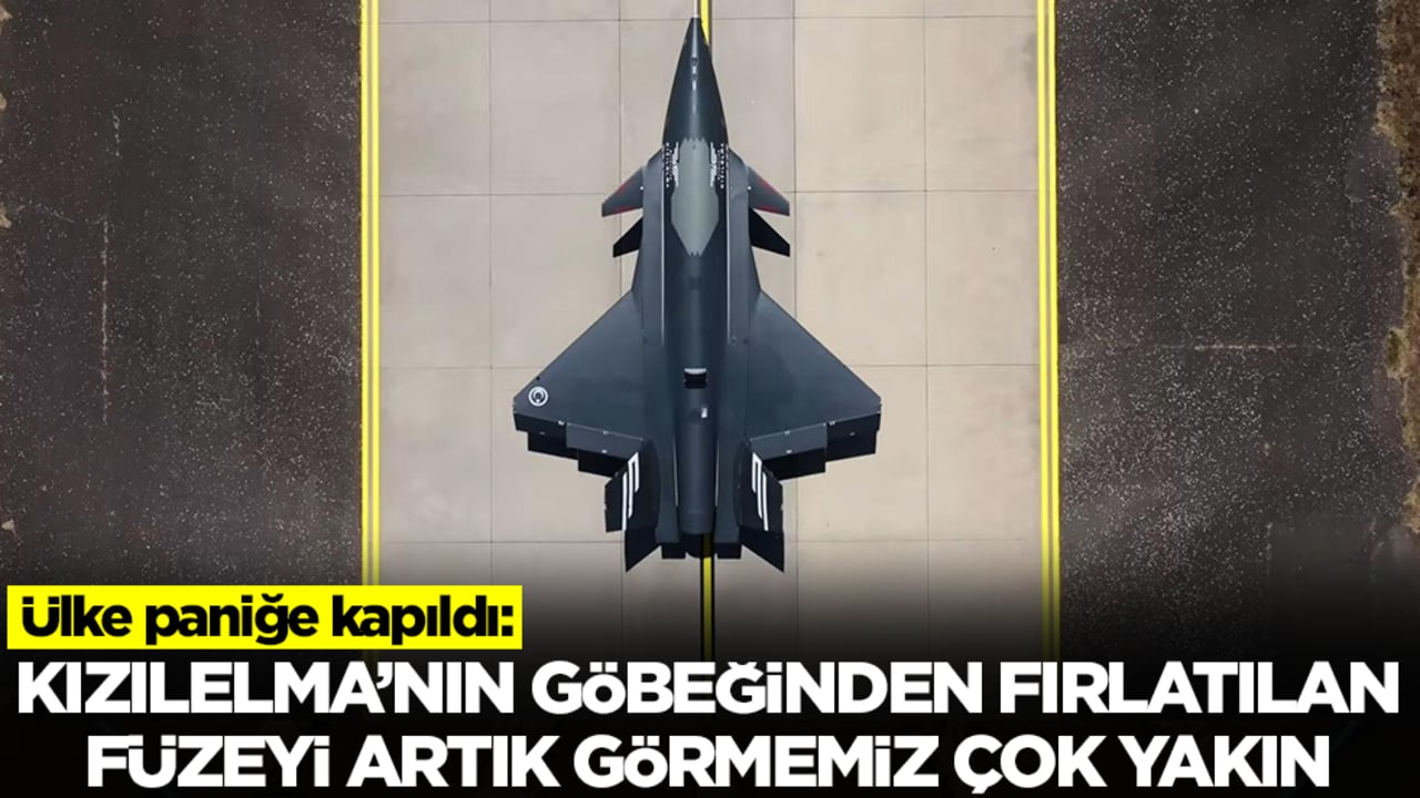 Ülke paniğe kapıldı: Bayraktar Kızılelma'nın göbeğinden fırlatılan füzeyi görmemiz artık çok yakın