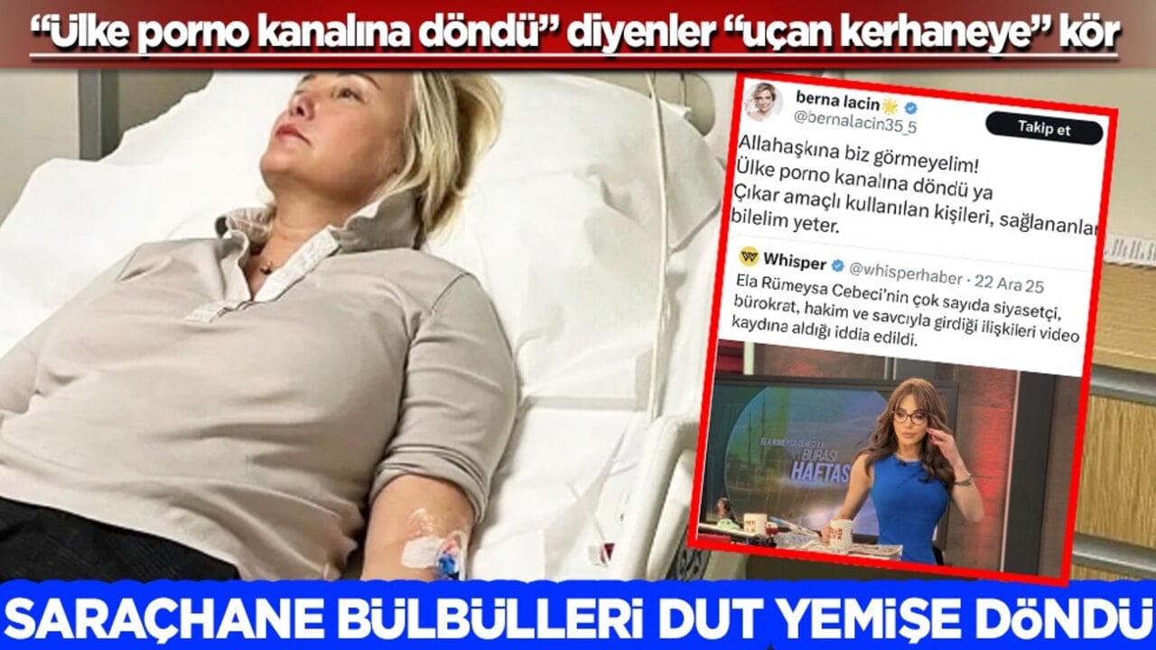 "Ülke porno kanalına döndü" diyenler "uçan kerhaneye" kör: Saraçhane Bülbülleri dut yemişe döndü