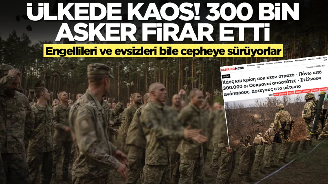 Ülkede kaos: 300 bin asker firar etti