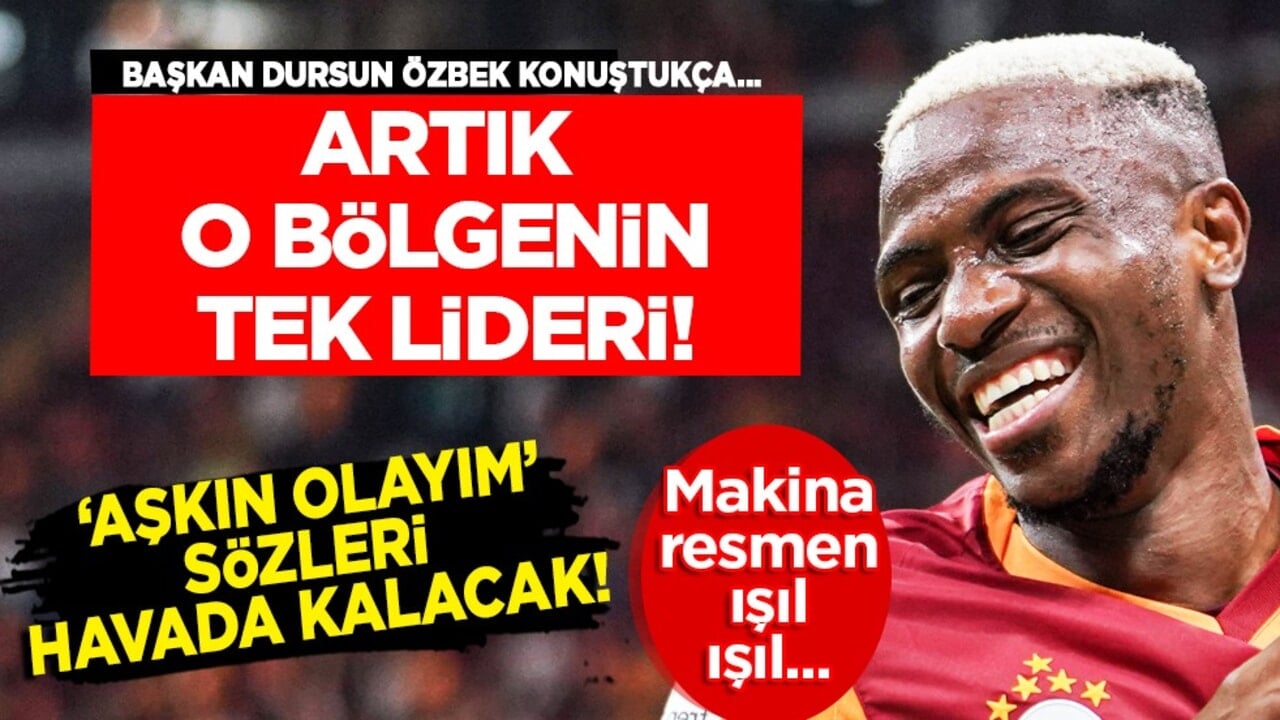 Ülkenin en büyüğü artık O: Resmen anlaştılar mı bilinmez ama Dursun Özbek de işaret etti ve…