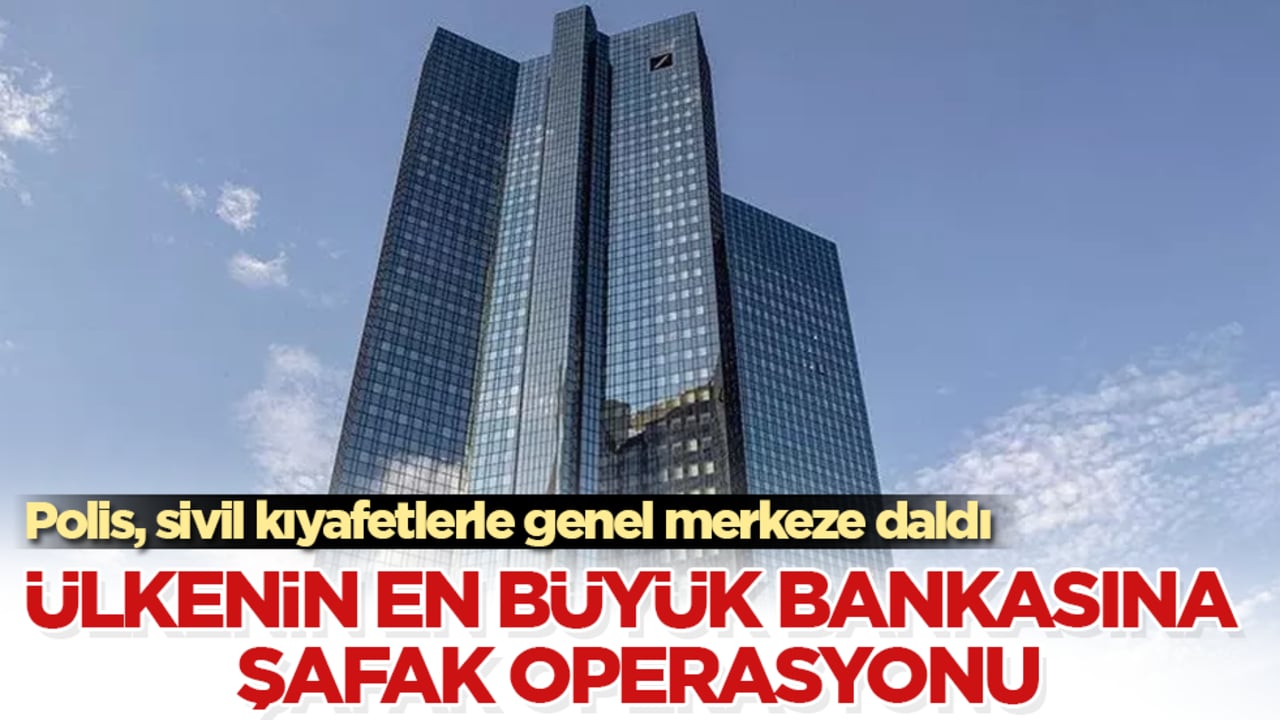 Ülkenin en büyük bankasına şafak operasyonu! Polis, sivil kıyafetlerle genel merkeze daldı