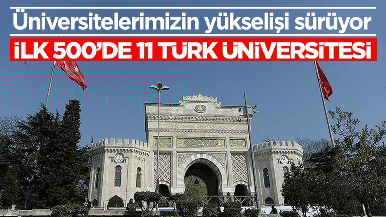 Üniversitelerimizin yükselişi sürüyor! İlk 500’de 11 Türk üniversitesi