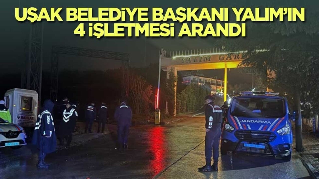 Uşak Belediye Başkanı Yalım’ın 4 işletmesi arandı