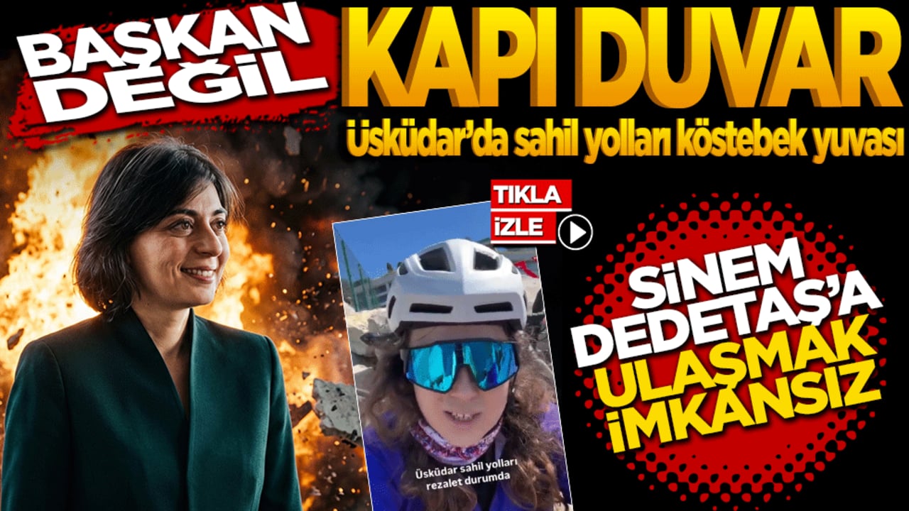 Üsküdar’da sahil yolları köstebek yuvası: Başkan Dedetaş’a ulaşmak imkansız!