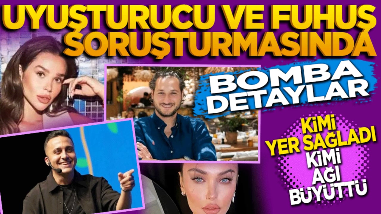 Uyuşturucu ve fuhuş soruşturmasında bomba detaylar! Kimi yer sağladı kimi ağı büyüttü