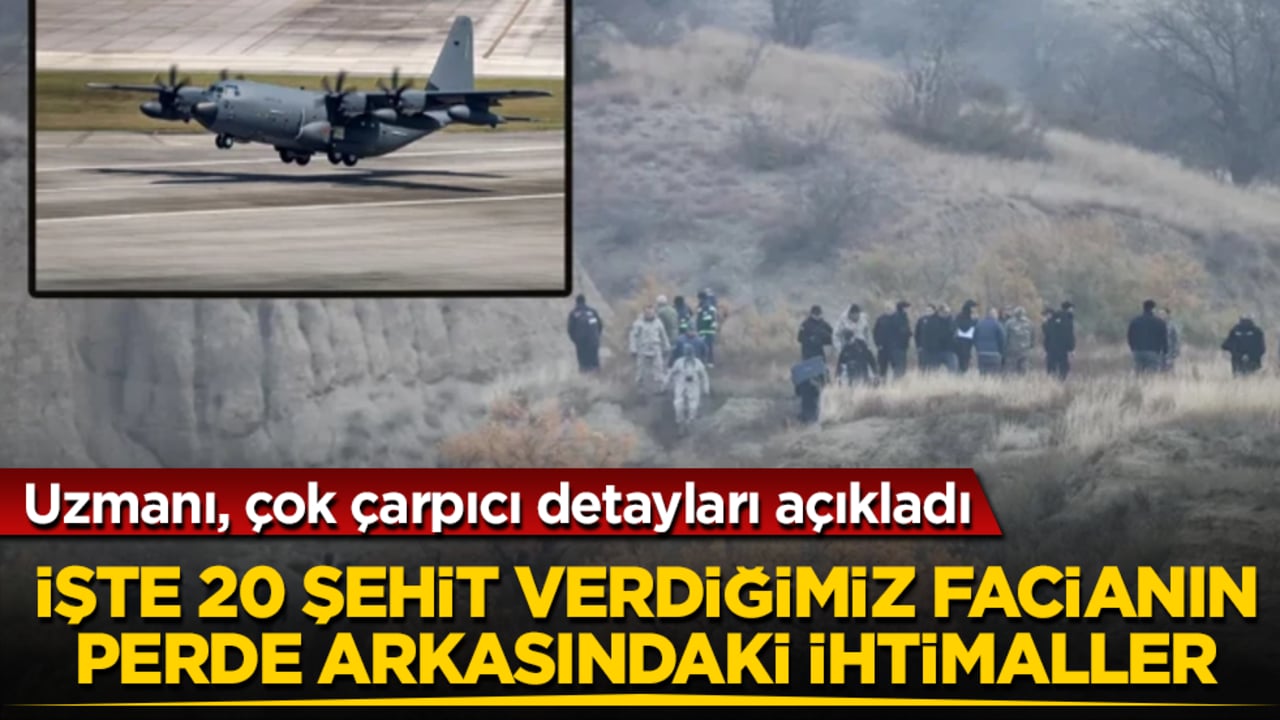 Uzmanı, çok çarpıcı detayları açıkladı! İşte 20 şehit verdiğimiz C-130 faciasının perde arkasındaki ihtimaller