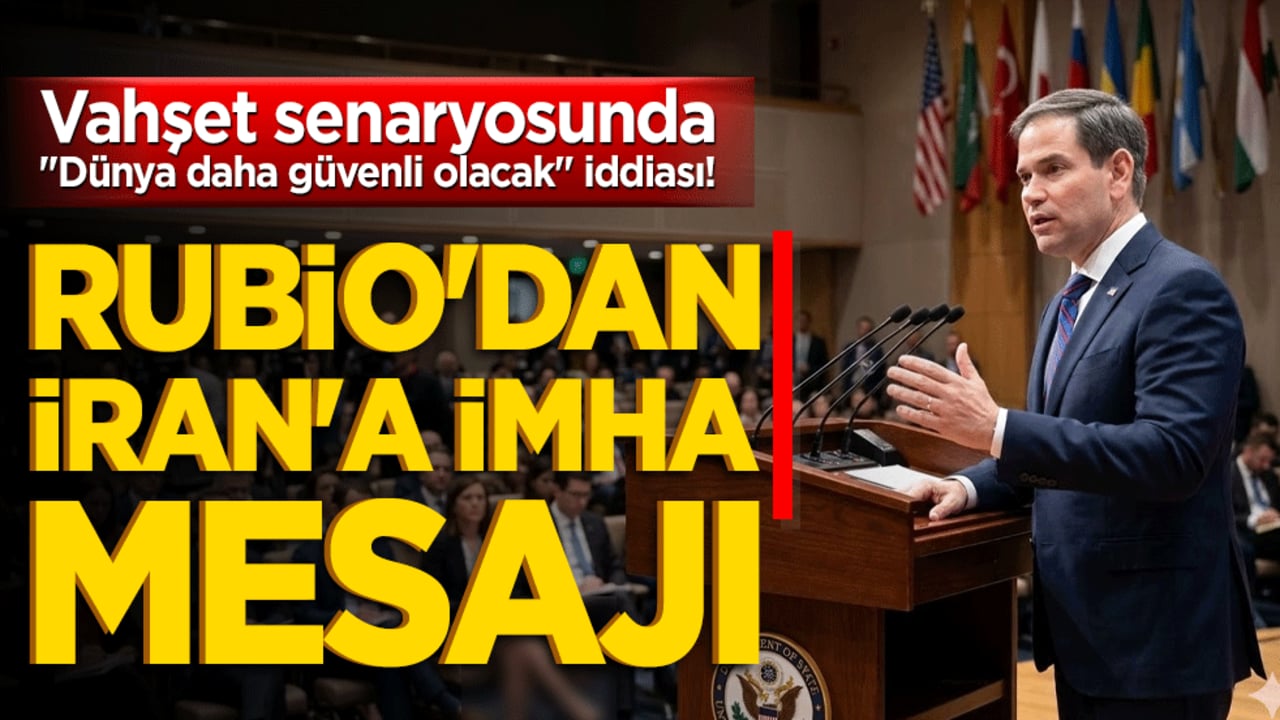 Vahşet senaryosunda "Dünya daha güvenli olacak" iddiası! Rubio'dan İran'a imha mesajı