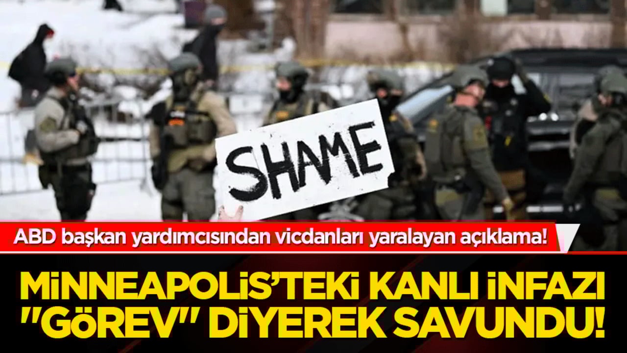 Vance’ten vicdanları yaralayan açıklama! Minneapolis’teki kanlı infazı "görev" diyerek savundu!