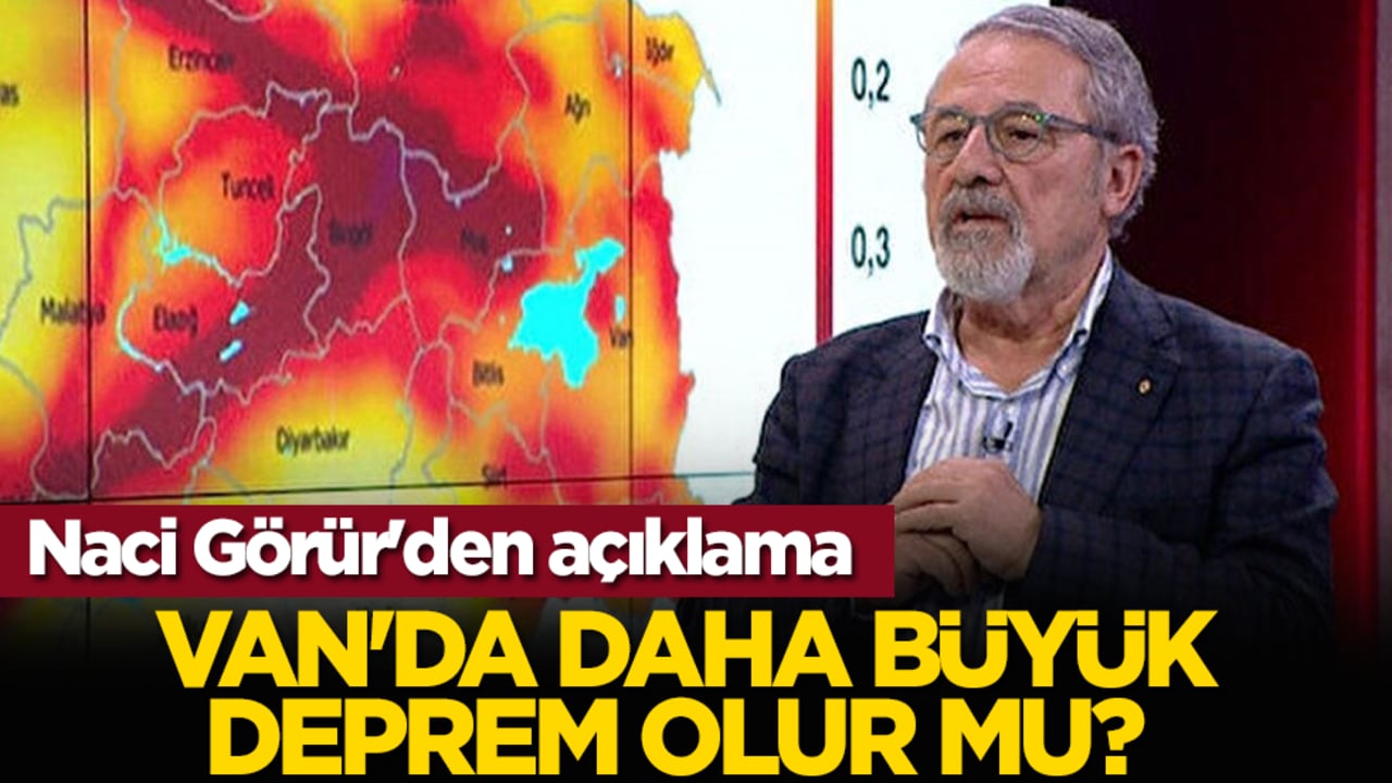 Van'da daha büyük deprem olur mu? Naci Görür'den açıklama