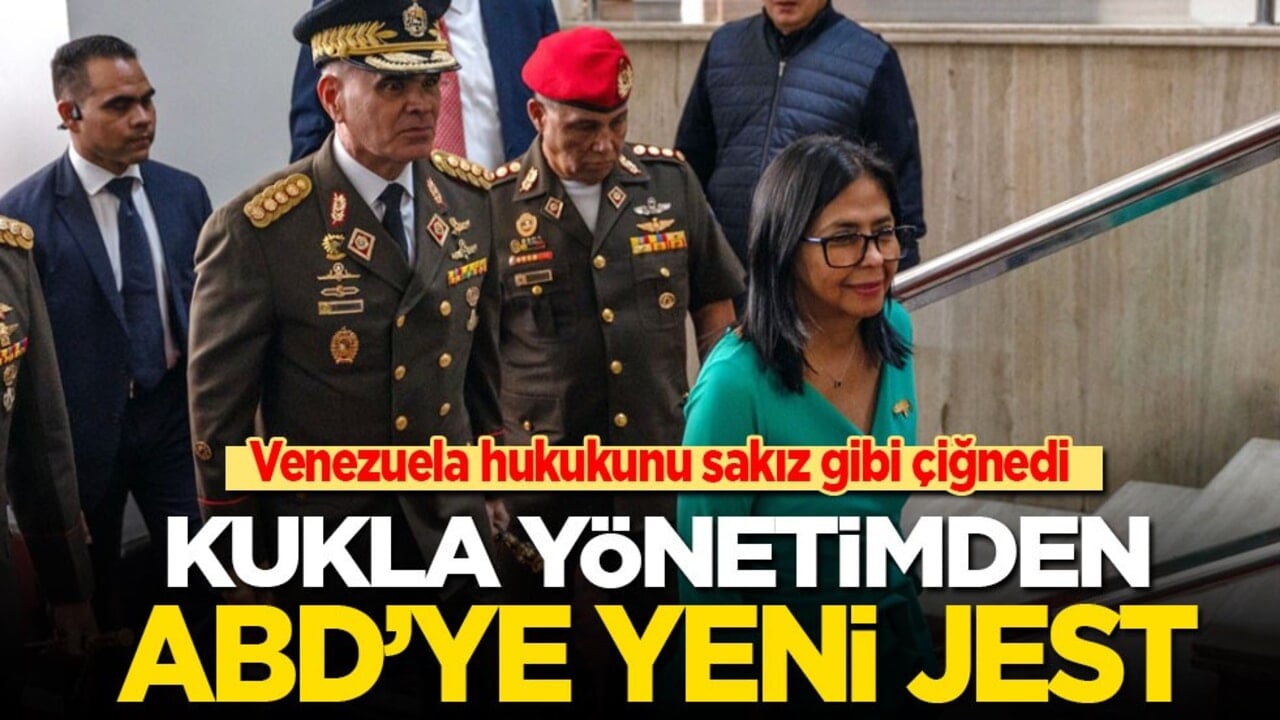 Venezuela hukukunu sakız gibi çiğnedi! Kukla yönetimden ABD'ye yeni jest