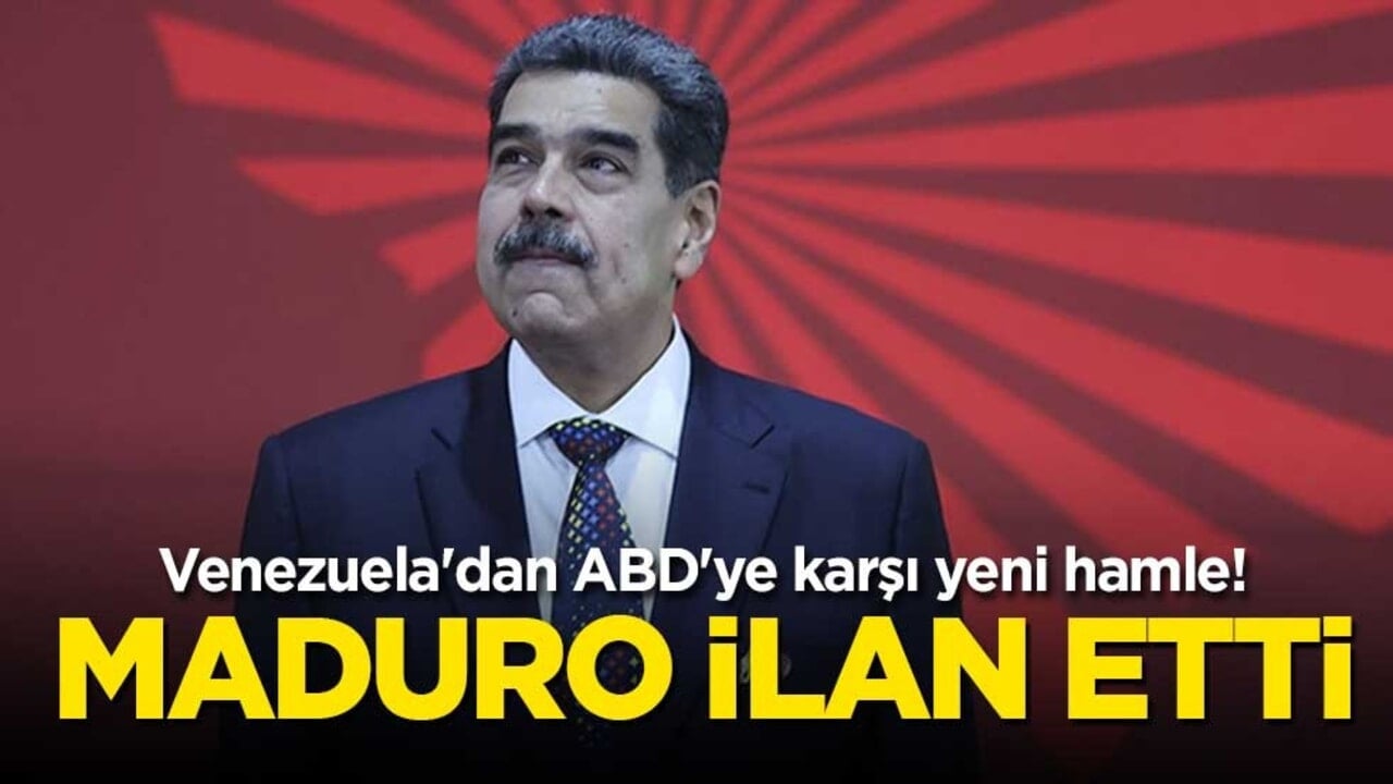 Venezuela'dan ABD'ye karşı yeni hamle! Maduro ilan etti