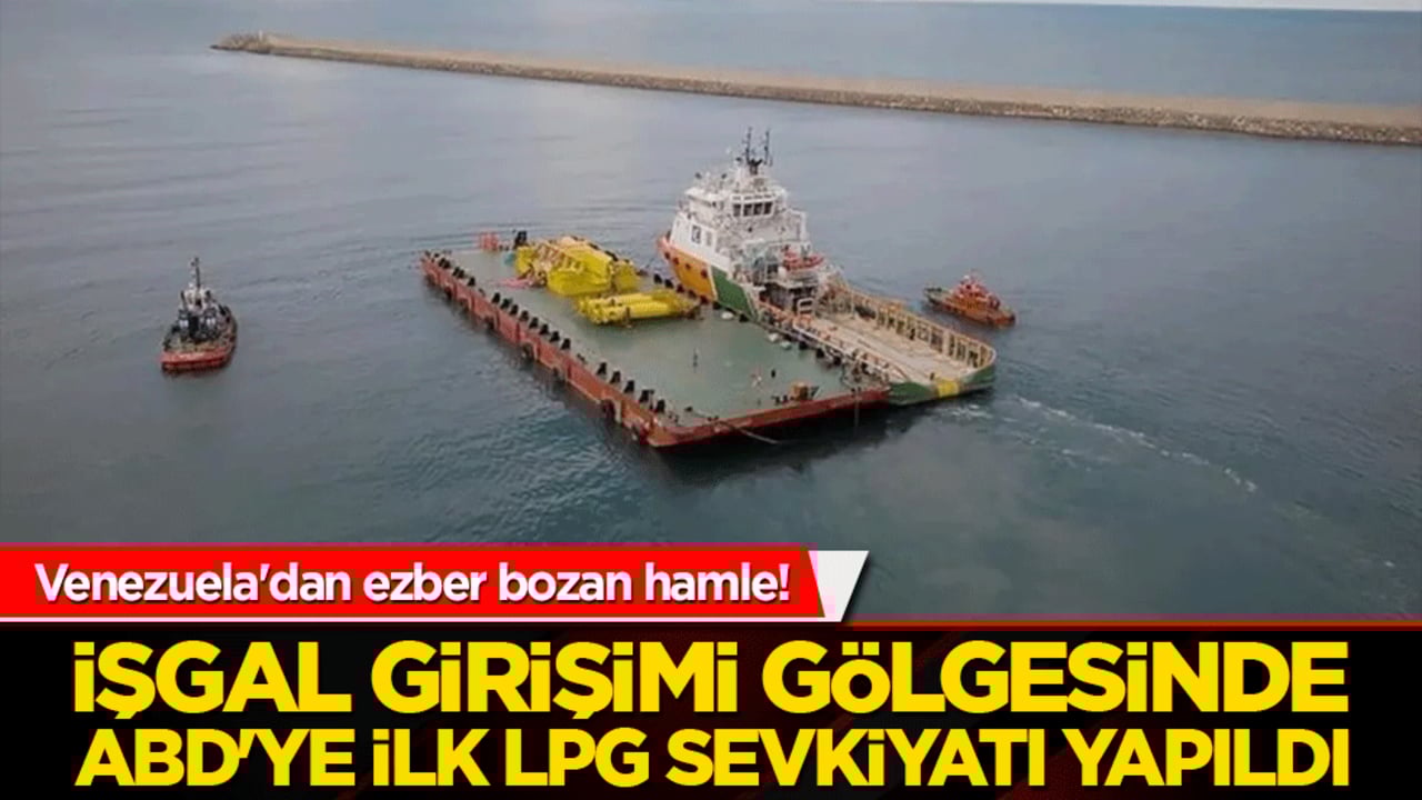 Venezuela'dan ezber bozan hamle! İşgal girişimi gölgesinde ABD'ye ilk LPG sevkiyatı yapıldı