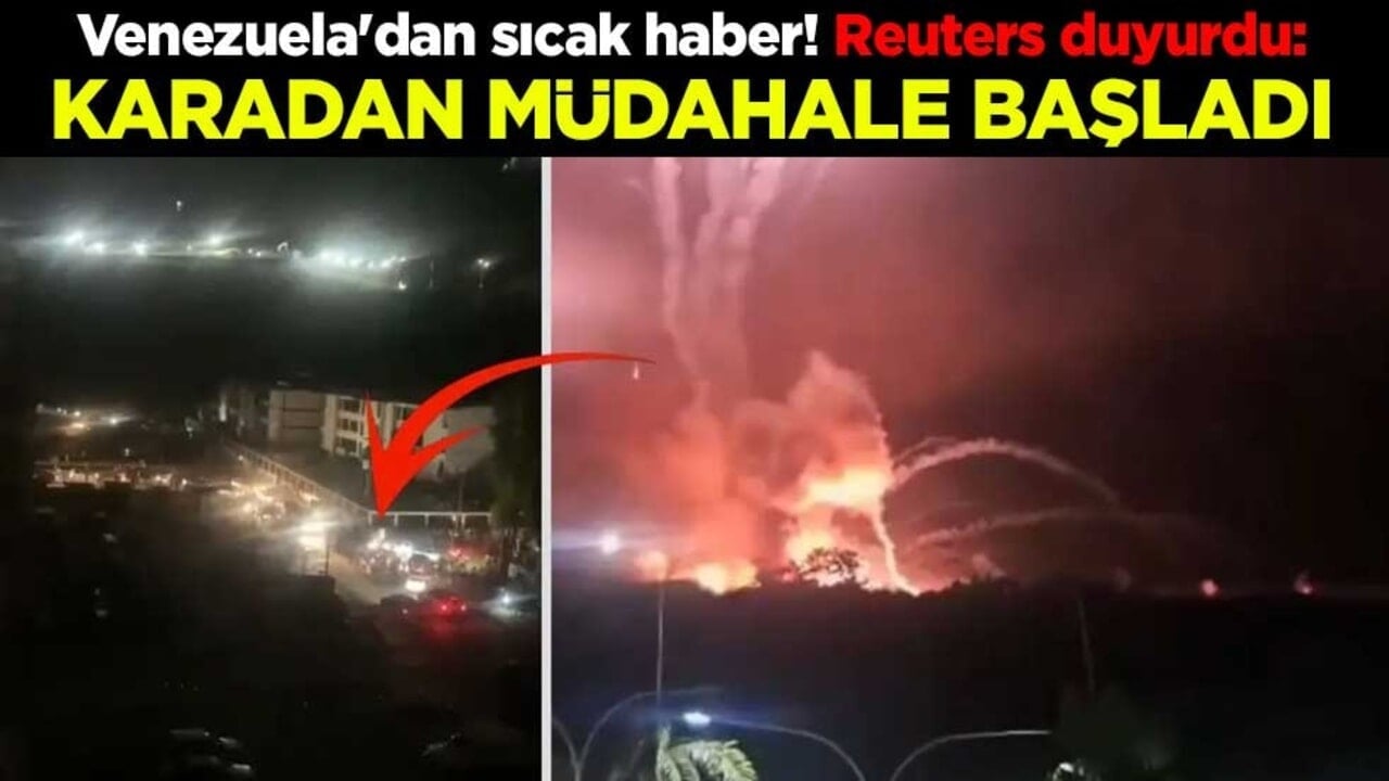 Venezuela'dan sıcak haber! Reuters duyurdu: ABD askerleri karadan müdahaleye başladı