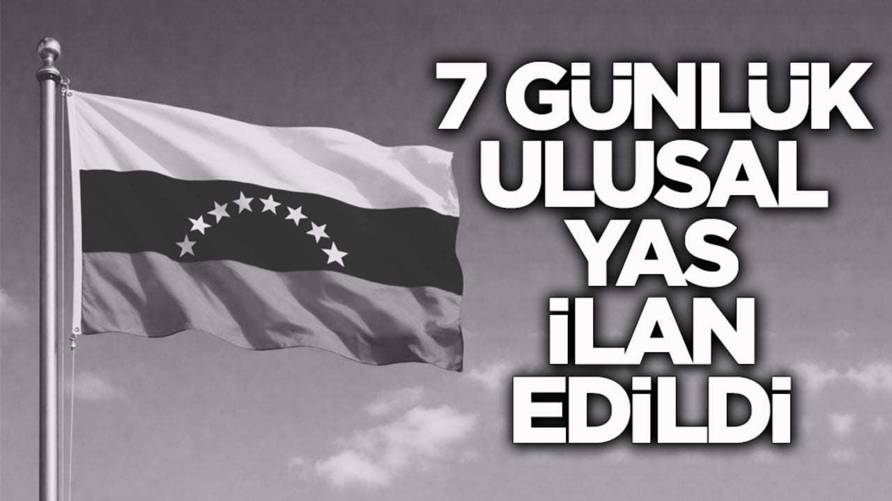 Venezuela’dan yas kararı