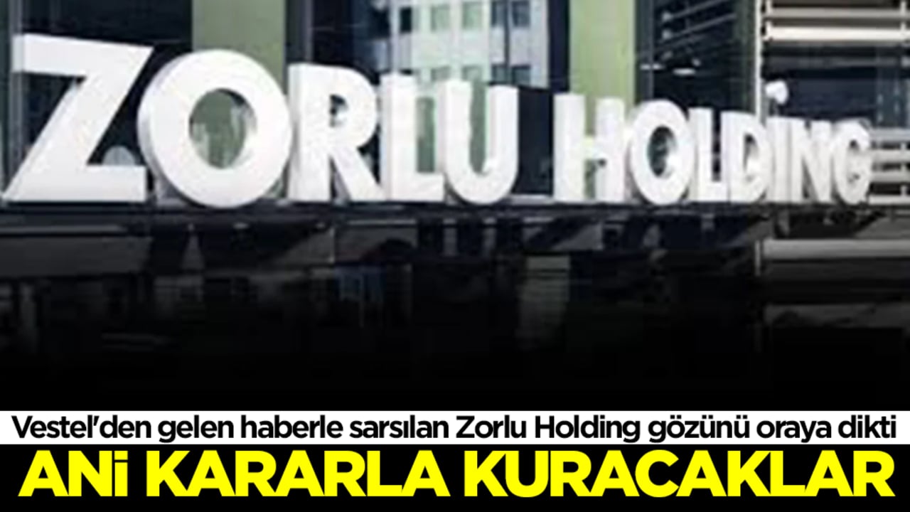 Vestel'den gelen haberle sarsılan Zorlu Holding gözünü oraya dikti: Ani kararla kuracaklar