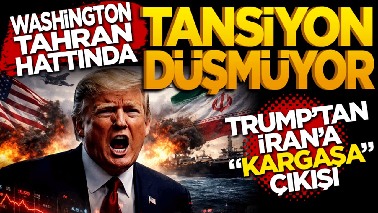 Washington–Tahran hattında tansiyon düşmüyor: Trump’tan İran’a "kargaşa" çıkışı!