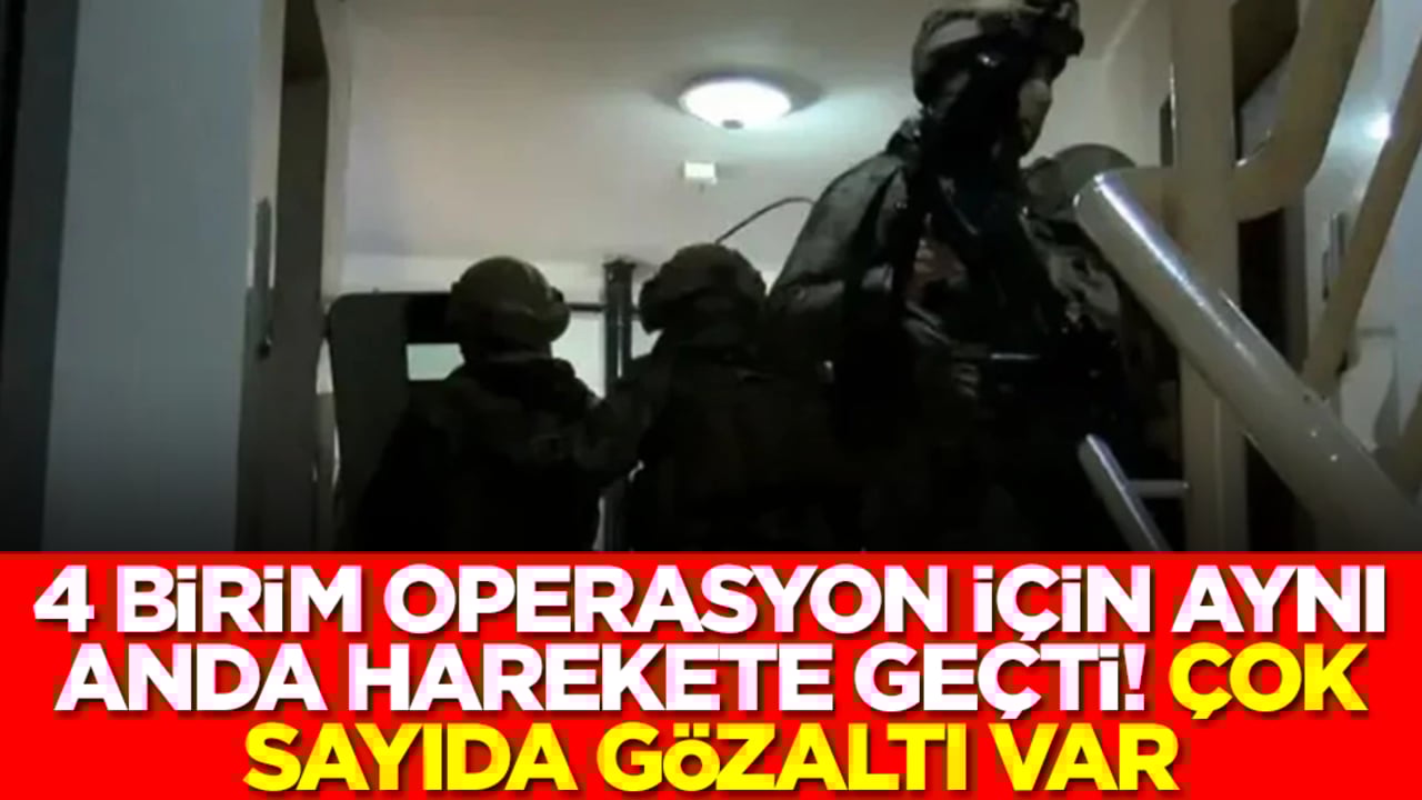 Yeni gün operasyonla başladı! Çok sayıda gözaltı var