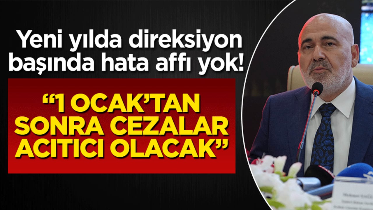 Yeni yılda direksiyon başında hata affı yok! Bakan Yardımcısı Sağlam’dan sert uyarı