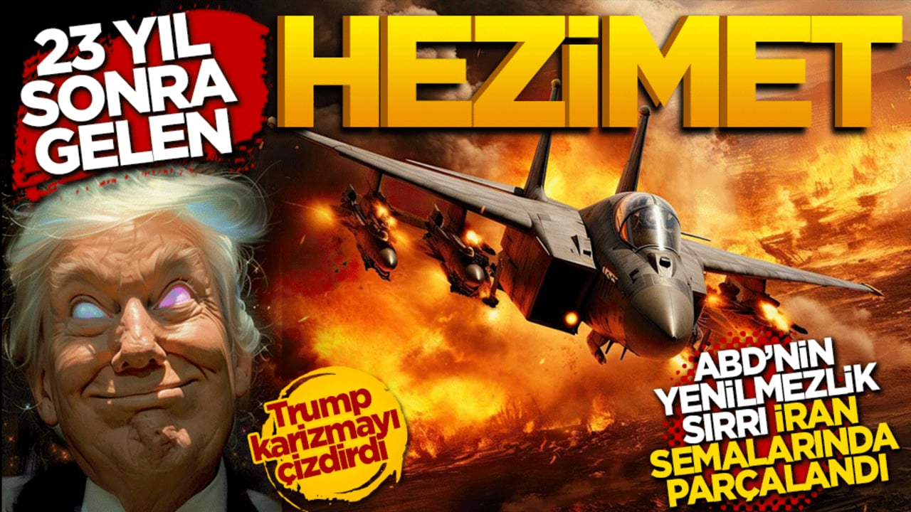 Yıllar sonra gelen Hezimet: ABD'nin "Yenilmezlik" Zırhı İran Semalarında Parçalandı!