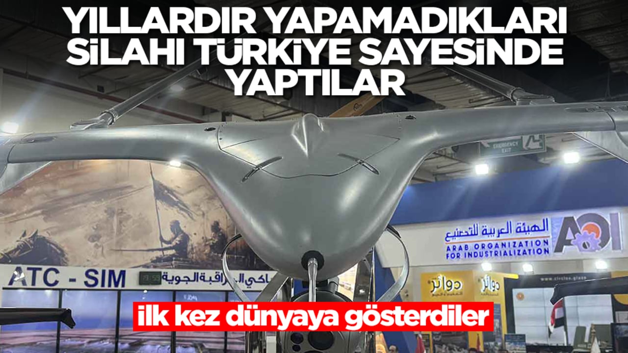 Yıllardır yapamadıkları silahı Türkiye sayesinde yaptılar! İlk kez dünyaya gösterdiler