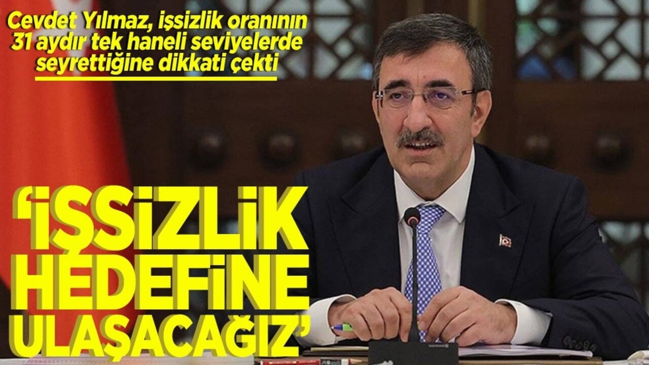 Yılmaz, işsizlik oranının 31 aydır tek haneli seviyelerde seyrettiğine dikkati çekti İşsizlik hedefine ulaşacağız