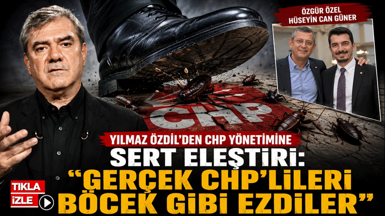 Yılmaz Özdil'den CHP yönetimine sert eleştiri: "Gerçek CHP'lileri böcek gibi ezdiler"