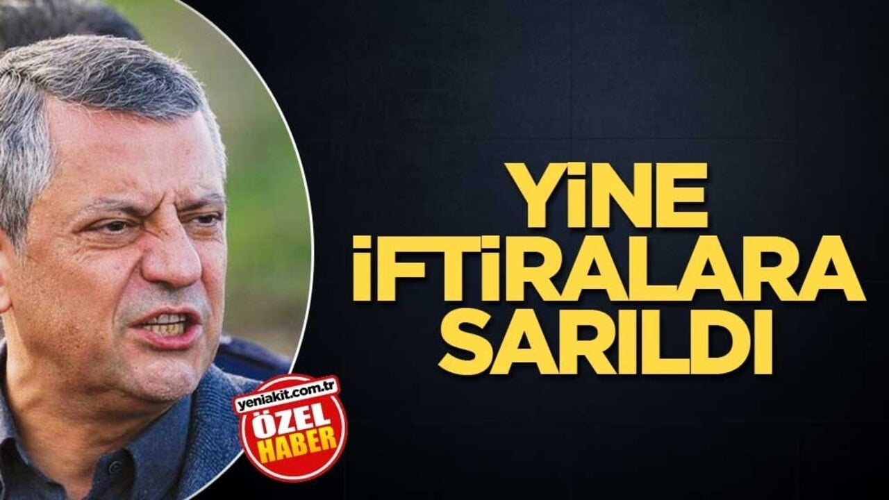 Yine iftiralara sarıldı