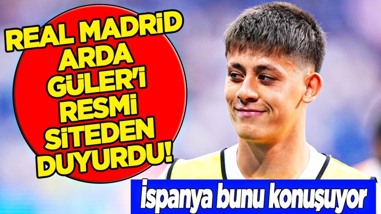Yine karşımıza çıktı... Real Madrid, Arda Güler'i resmi siteden duyurdu: Akla hayale gelmeyecek senaryo