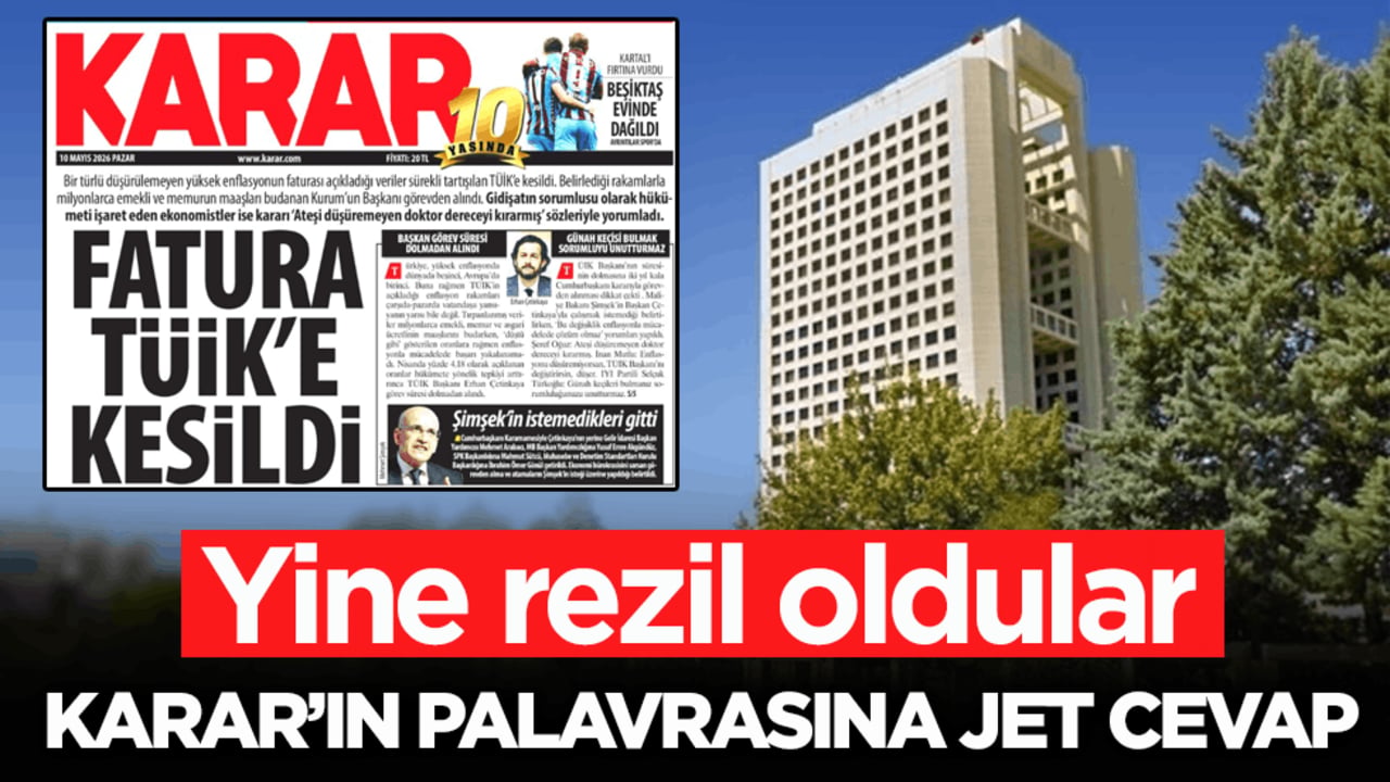 Yine rezil oldular! Karar’ın palavrasına jet cevap