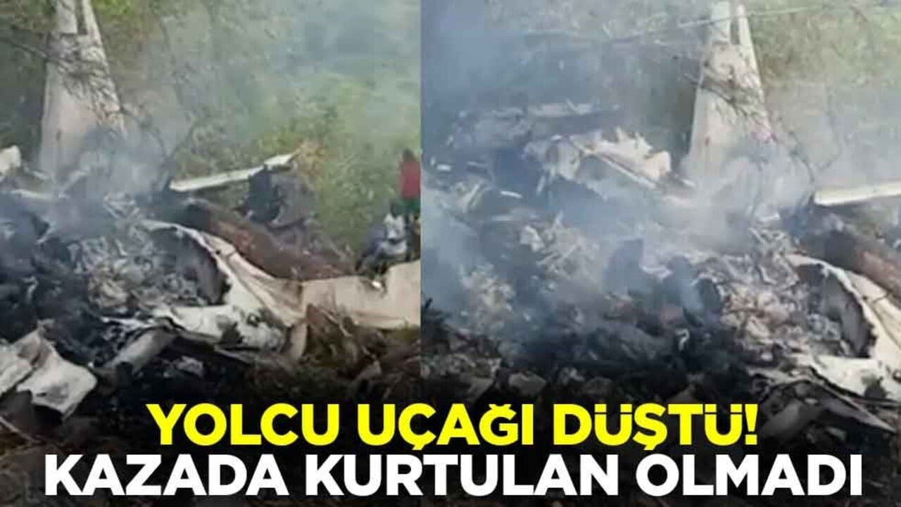 Yolcu uçağı düştü: Kazada kurtulan olmadı