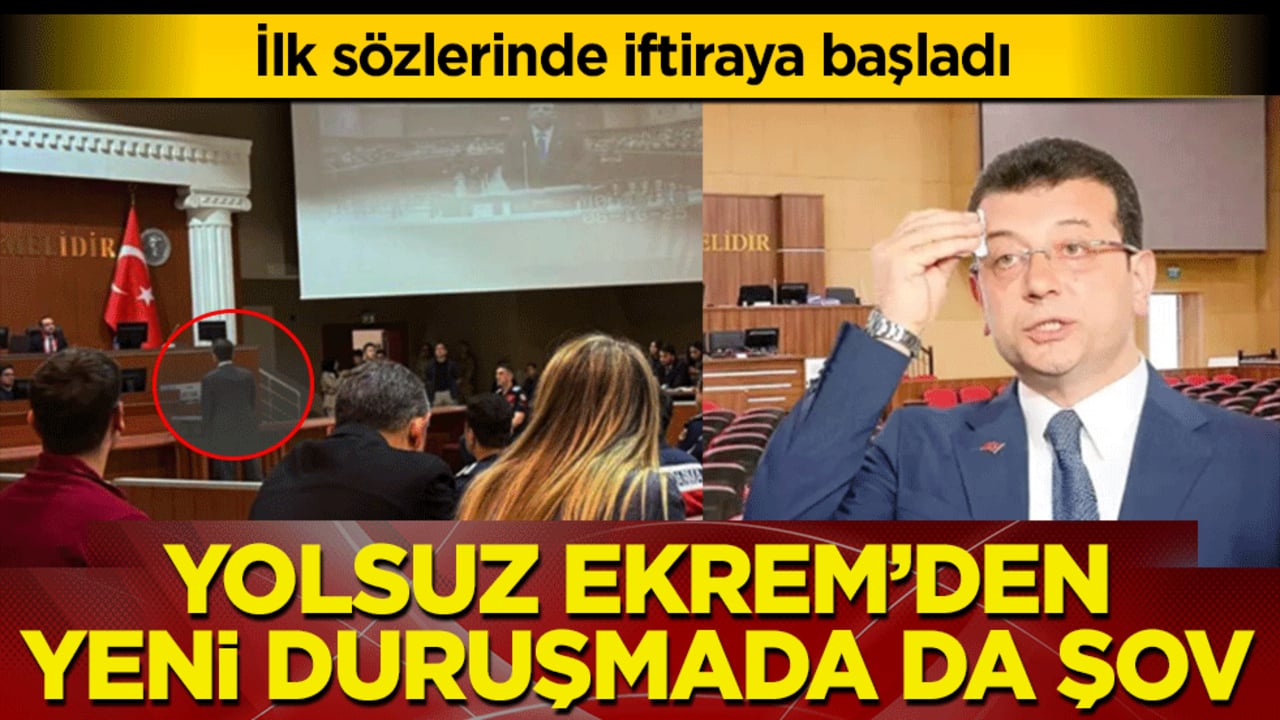 Yolsuz Ekrem’den yeni duruşmada da şov: İlk sözlerinde iftiraya başladı 
