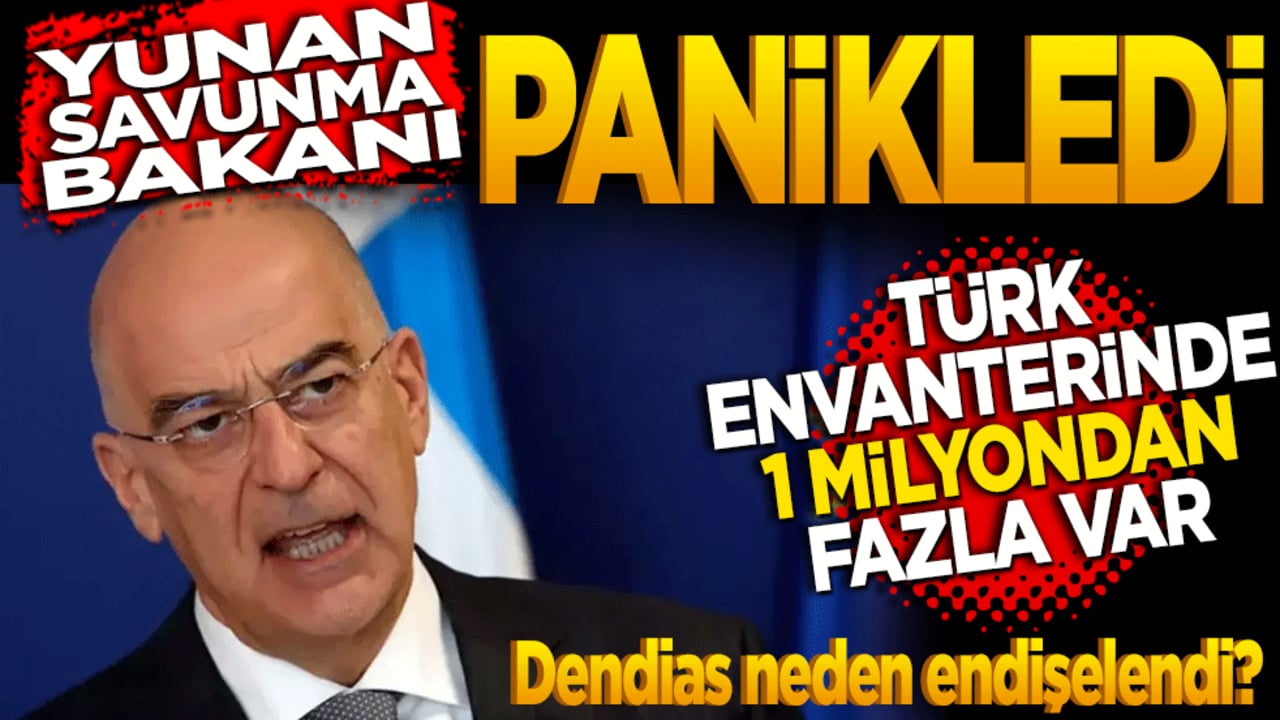 Yunan savunma bakanı panikledi! Türkiye cephaneliğinde 1 milyondan fazla var
