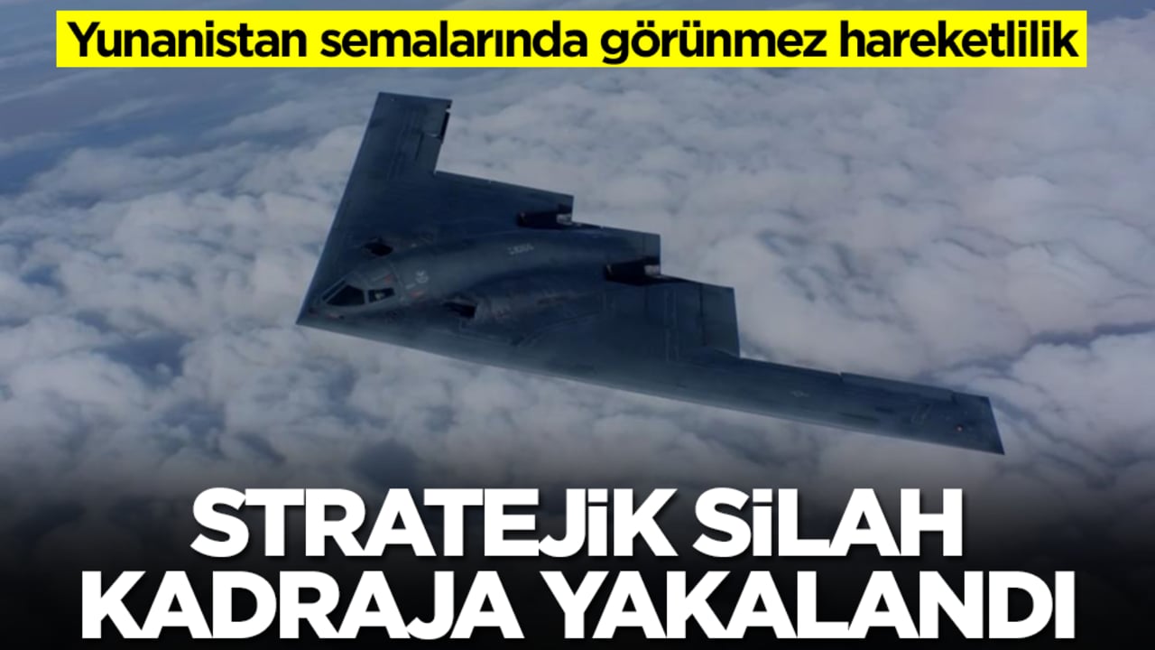 Yunanistan semalarında görünmez hareketlilik: Stratejik silah kadraja yakalandı
