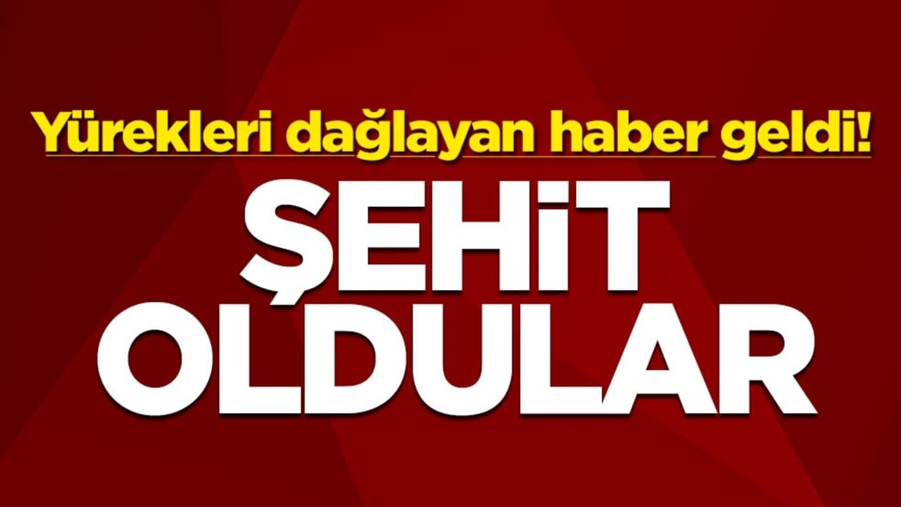Yürekleri dağlayan haber geldi! Şehit oldular