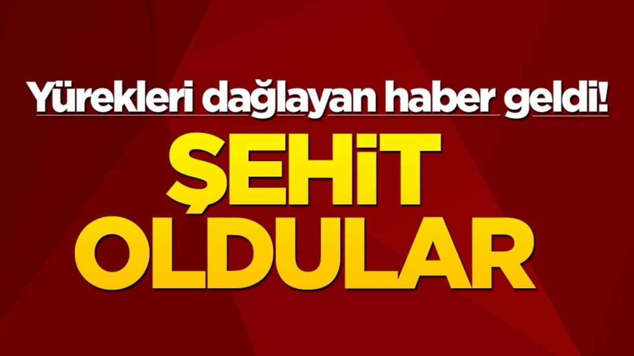 Yürekleri dağlayan haber geldi! Şehit oldular