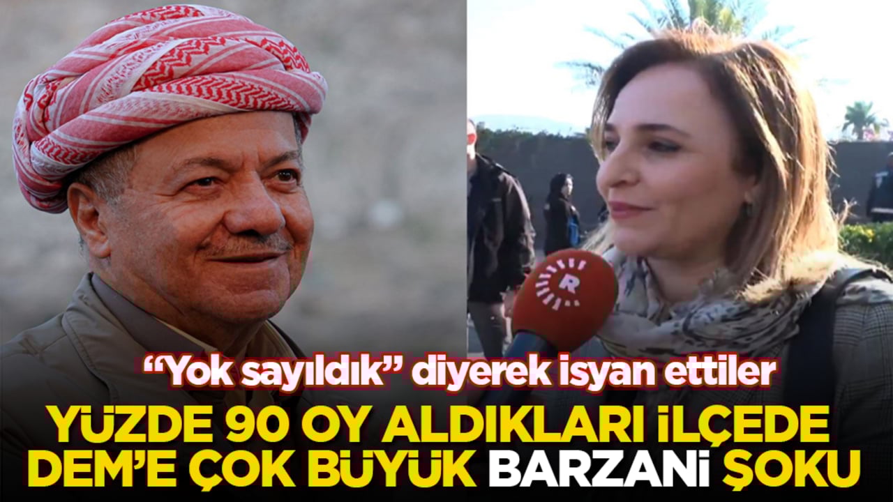 Yüzde 90 oy aldıkları ilçede DEM Parti’ye çok büyük "Barzani" şoku! "Yok sayıldık" diyerek isyan ettiler