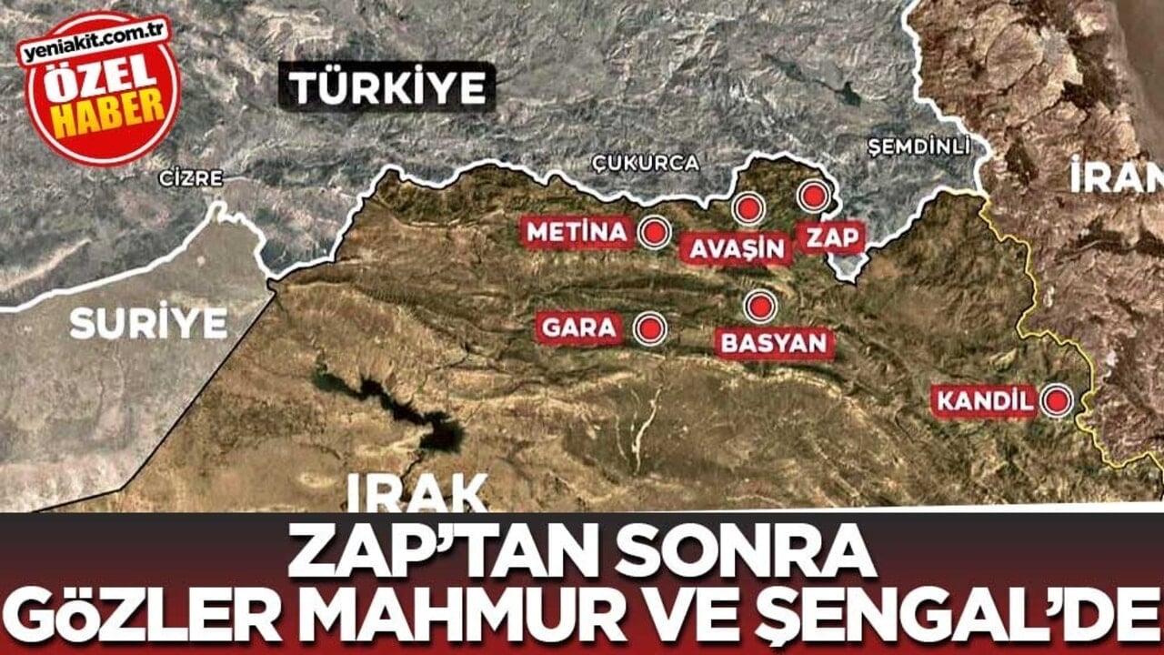 Zap’tan sonra gözler Mahmur ve Şengal’de