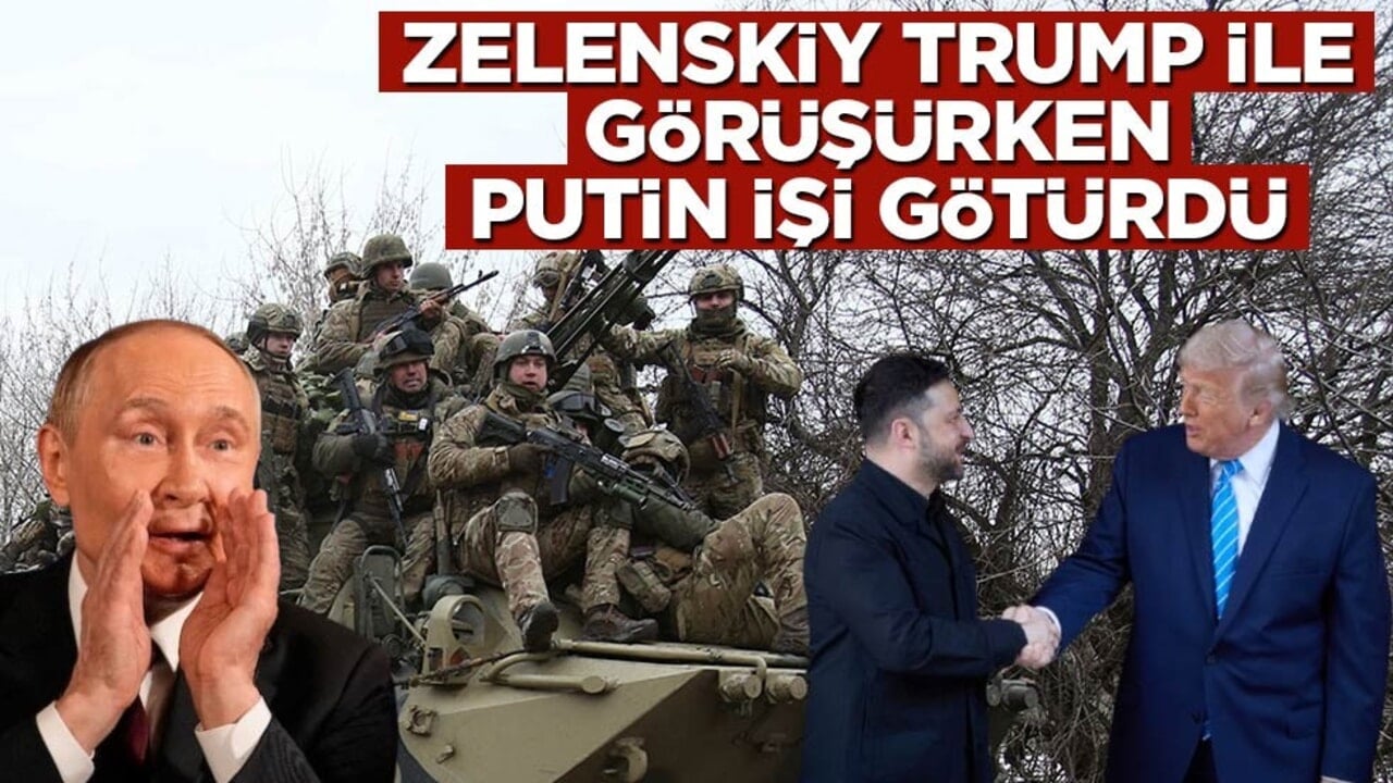 Zelenskiy Trump ile görüşürken Putin işi götürdü