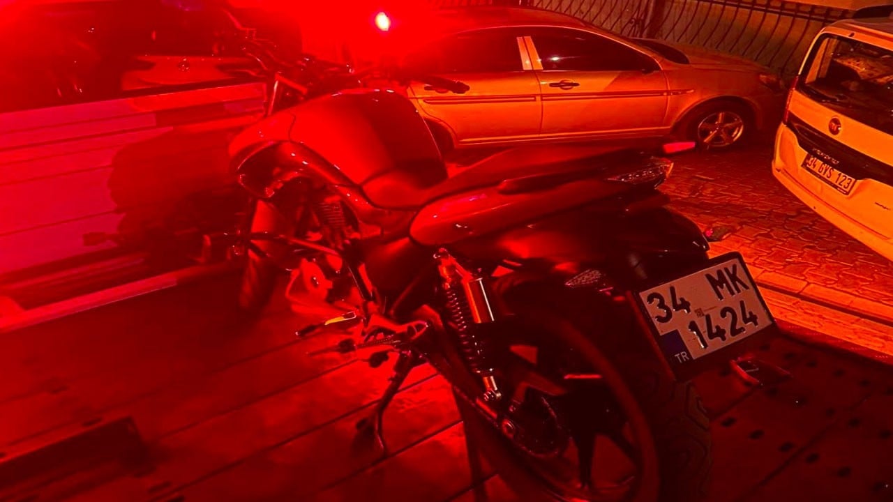 150 bin liralık motorla 246 bin lira ceza yedi