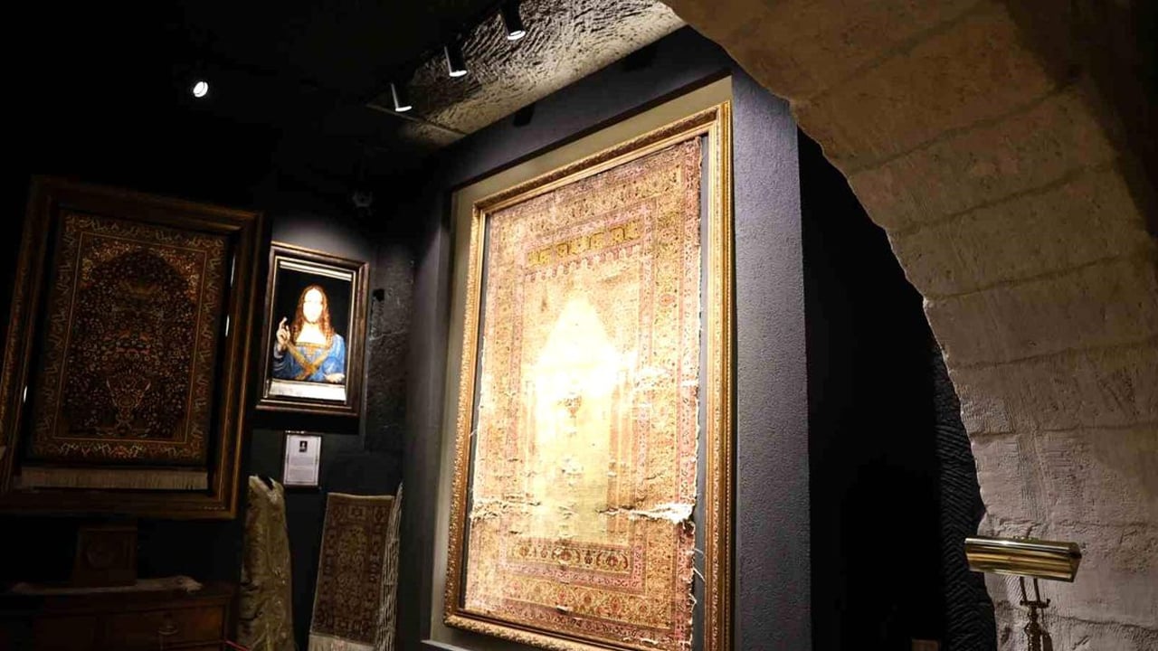 300 yıllık ipek halı Kapadokya'da