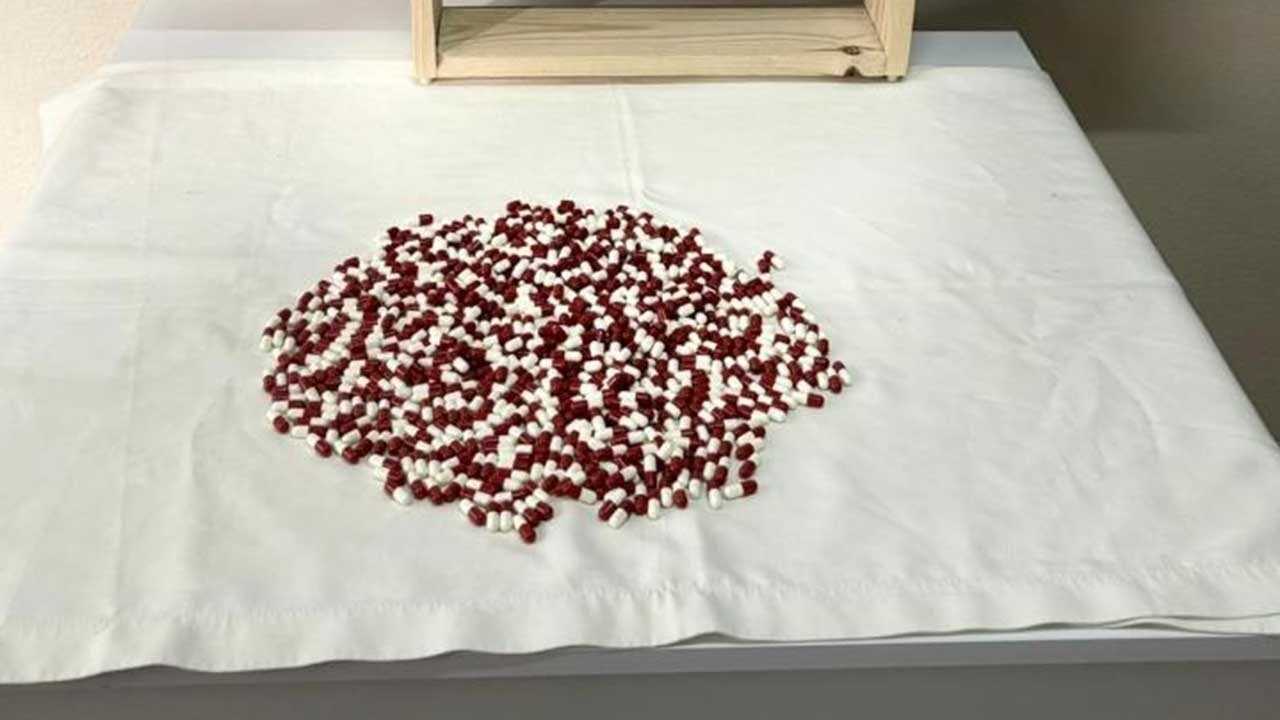 650'den fazla uyuşturucu hap ele geçirildi