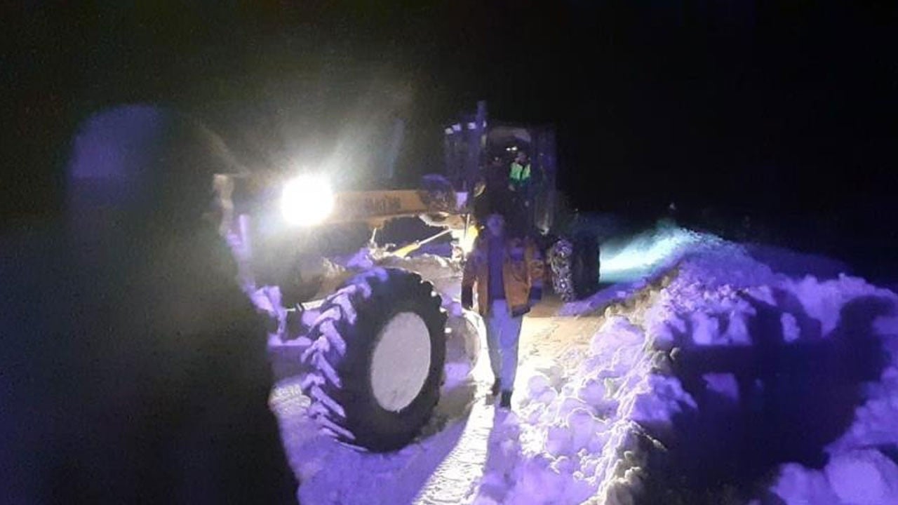 75 yaşındaki hastaya 4 saatte ulaştılar!