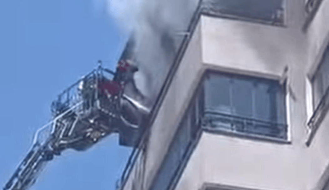 8 katlı binada can pazarı