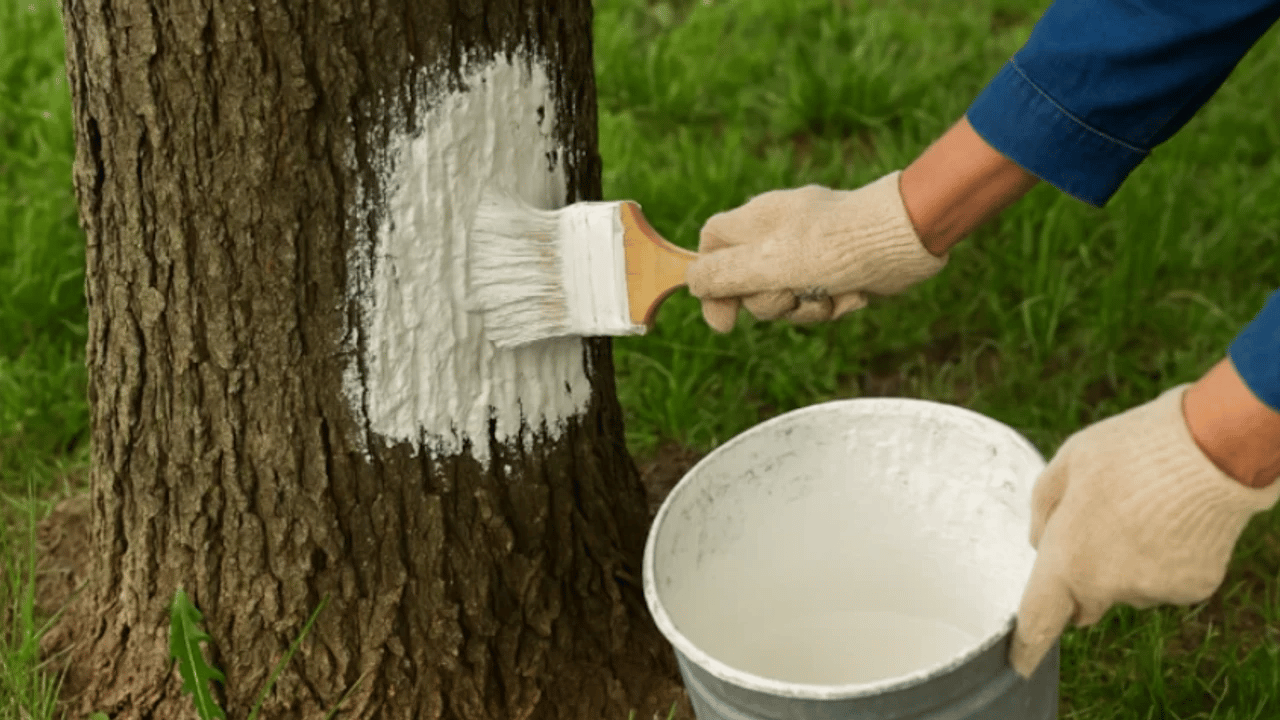 Ağaç gövdeleri neden boyanıyor?